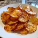 Quick Air fryer BBQ potato chips