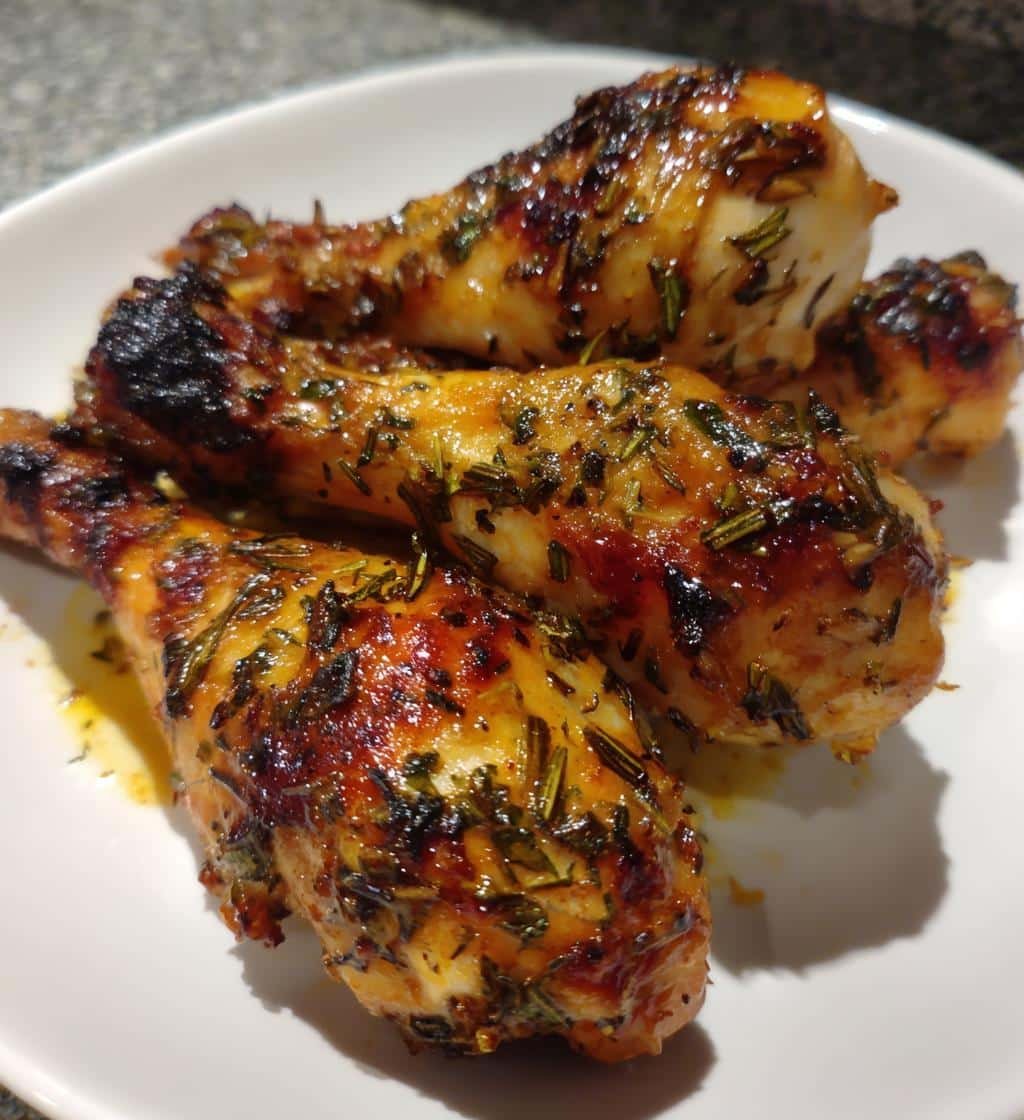 Rosemary Garlic Butter Air Fryer Drumsticks - detail 1