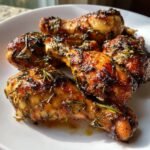 Rosemary Garlic Butter Air Fryer Drumsticks