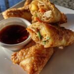Teriyaki Chicken Pineapple Air Fryer Egg Rolls