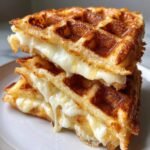 Waffled Air Fryer Grilled Cheese